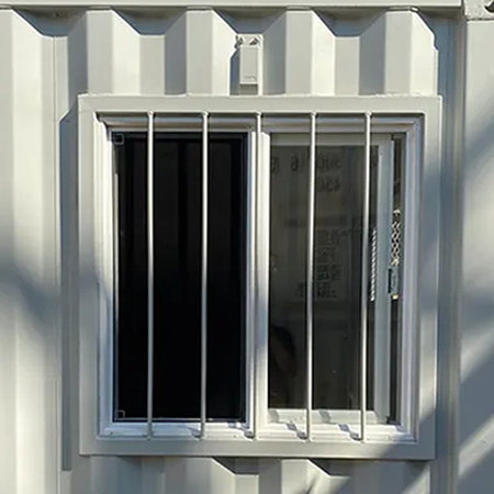 custom shipping container with window