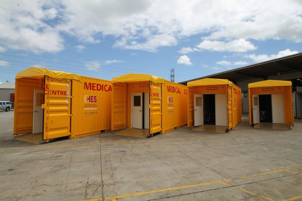 Shipping Container Emergency Shelter